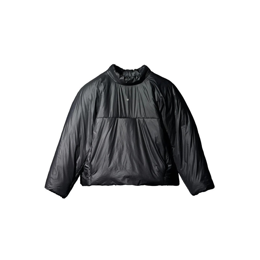 Yeezy x Gap Engineered By Balenciaga Mock Neck Puffer Pullover Black XL NWT RARE